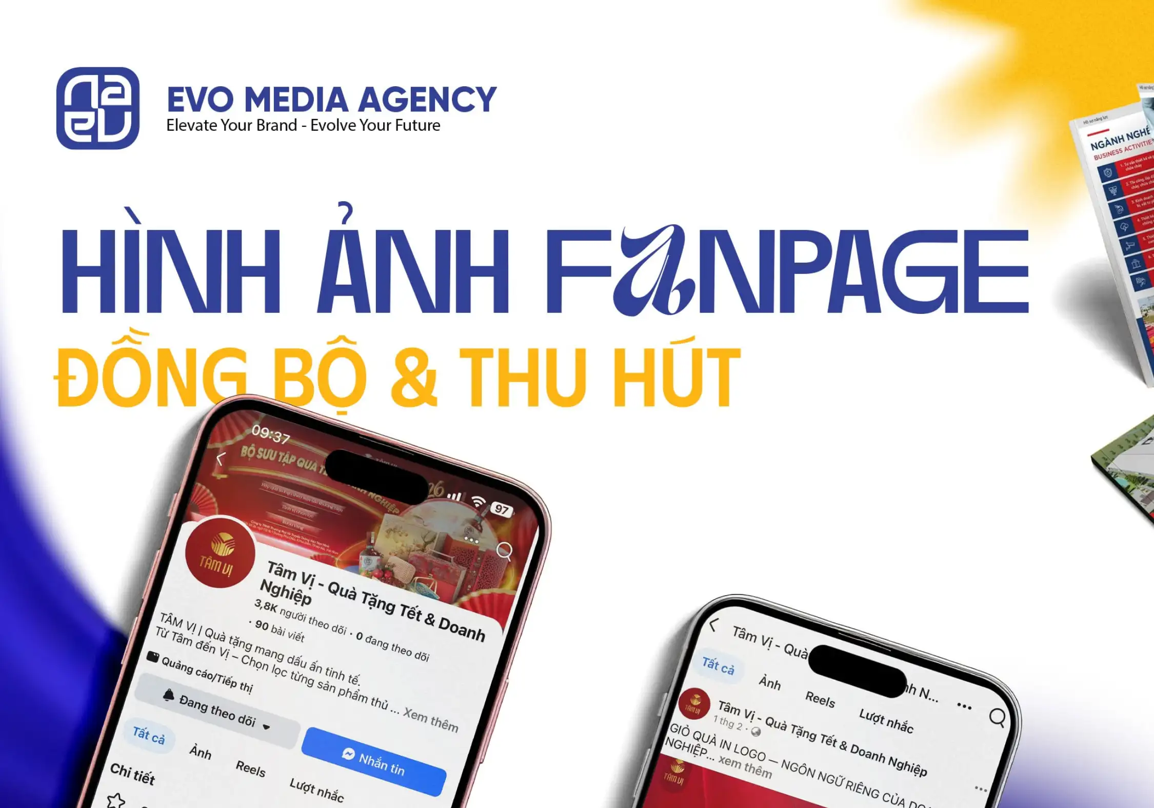 Hình ảnh Fanpage Đồng bộ thu hút